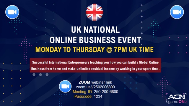 UK National Online Business Event
